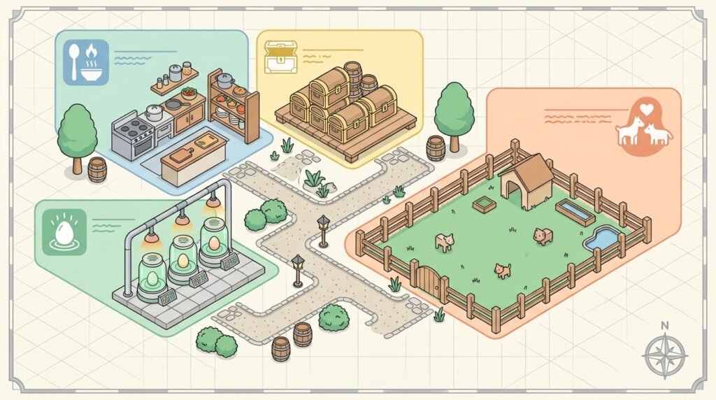 how to use breeding farm palworld